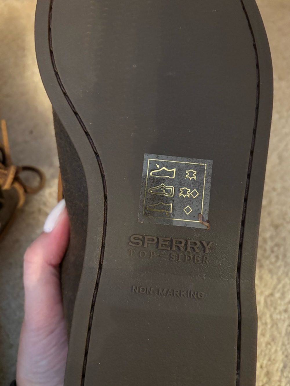 ✨HOST PICK✨- NWOT Sperry Men’s Dark Brown Suede Boat Shoes with Tan Laces - Picture 14 of 16
